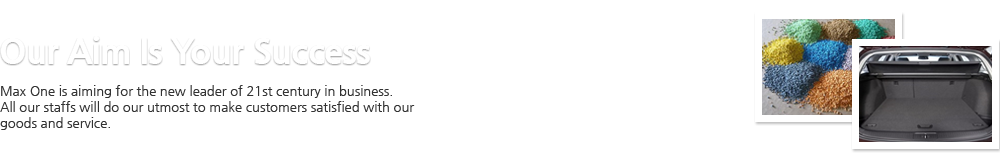 Our Aim Is Your Success Max One is aiming for the new leader of 21st century in business. All our staffs will do our utmost to make customers satisfied with our goods and service. 